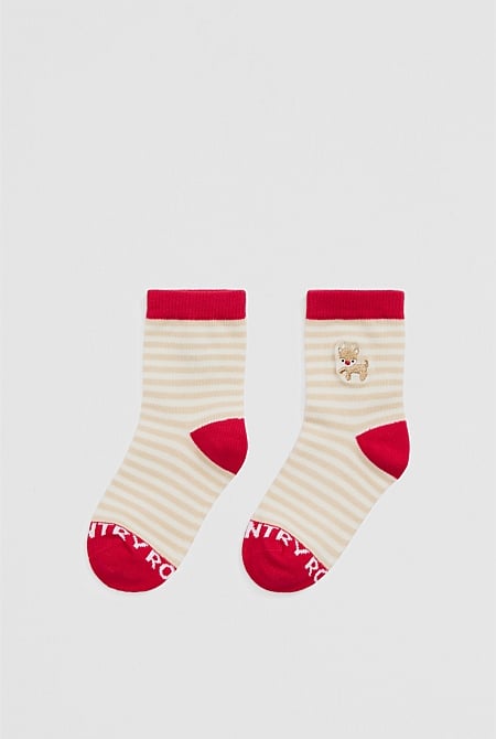 Reindeer Sock