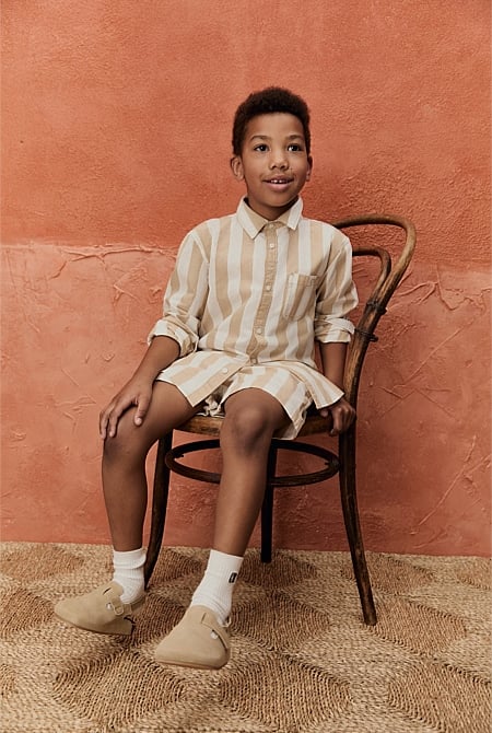 Organically Grown Cotton Blend Shirt