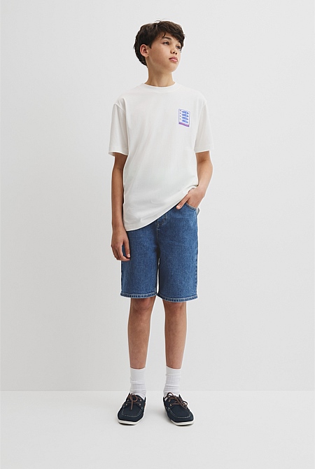 Teen Fish Print T-Shirt