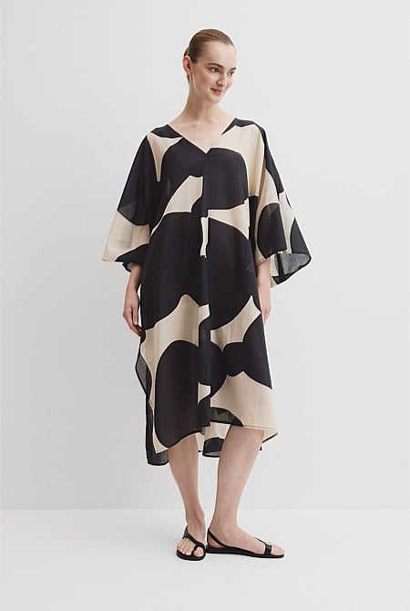 CR x Julie White Print Kaftan