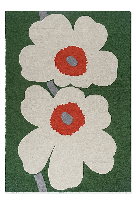 Unikko 60th Anniversary Green Rug 350x250cm