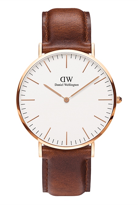 Classic 40 St Mawes Rose Gold & White Watch