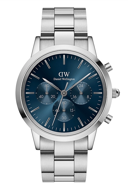 Iconic Chronograph 42 Link Silver Arctic Sunray Watch