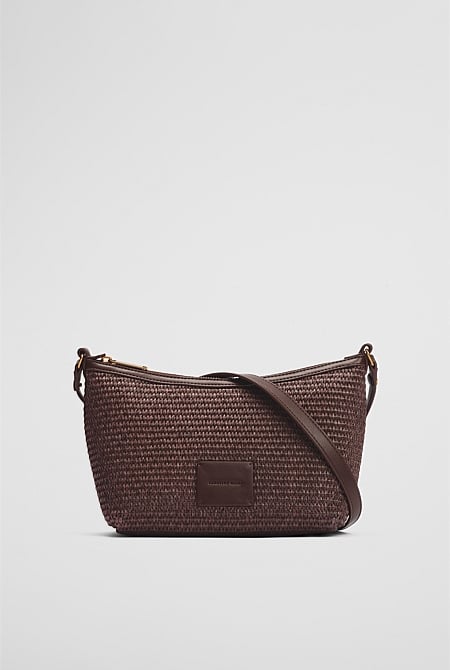 Lila Woven Crossbody Bag