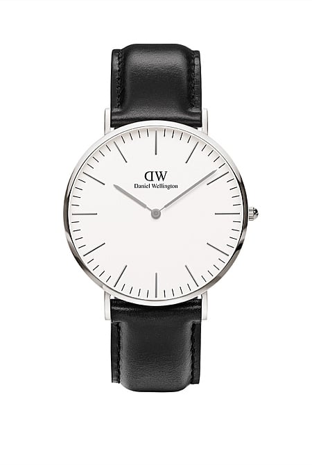 Classic 40 Sheffield Silver & White Watch