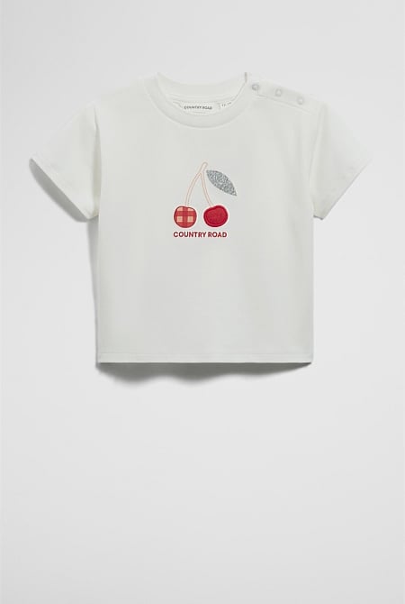 One Size Cherry Logo T-Shirt