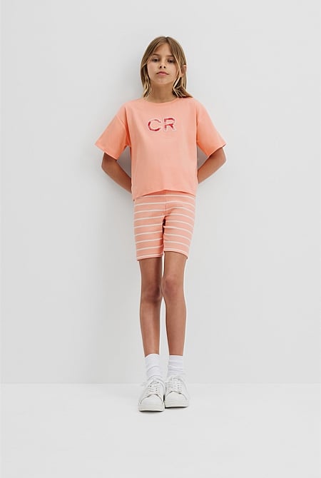 Oversized CR Logo T-Shirt