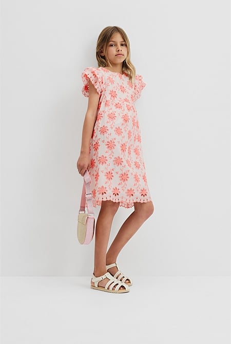 Broderie Frill Dress