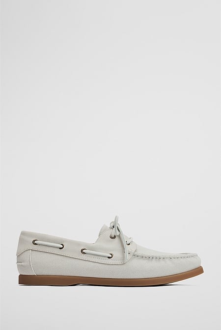 Flynn Canvas Boat Shoe