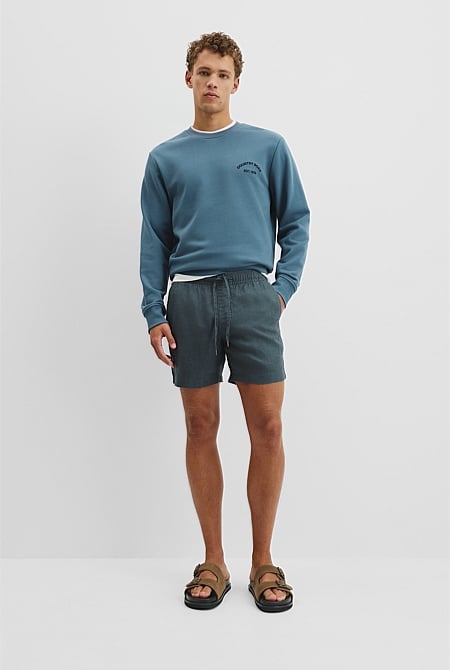 Organically Grown Linen Drawcord Short