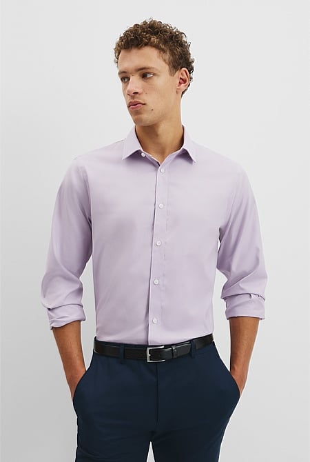 Regular Fit Textured Travel Shirt