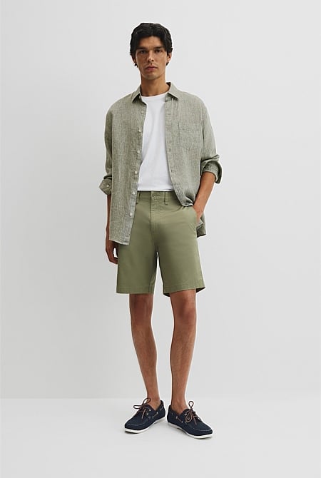 Australian Cotton Stretch Chino Short