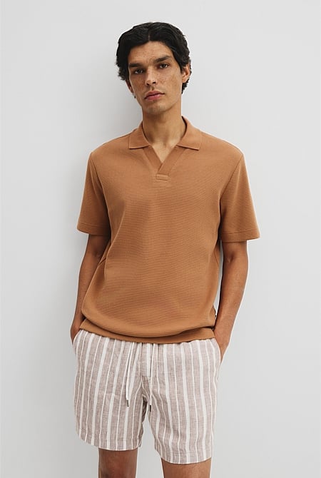 Australian Cotton Waffle Polo
