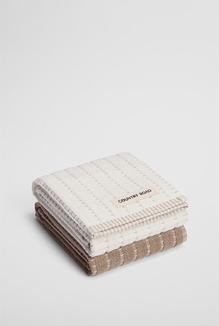 Mira  Australian Cotton Tea Towel Pack of 2