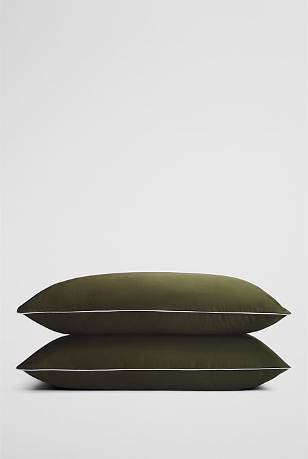Dita Organically Grown Cotton King Pillowcase Pair