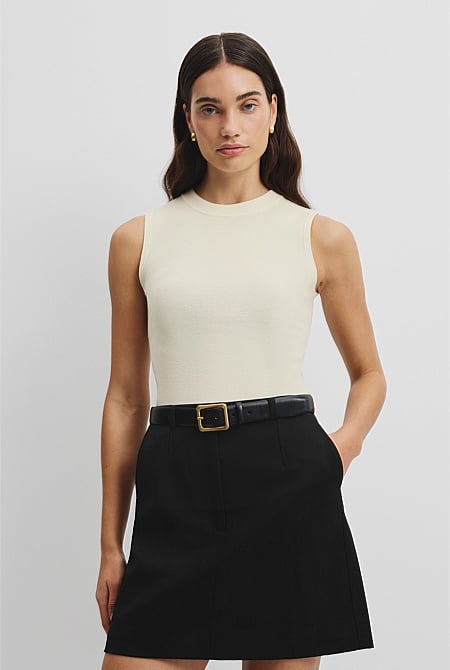 Wool Silk Tank