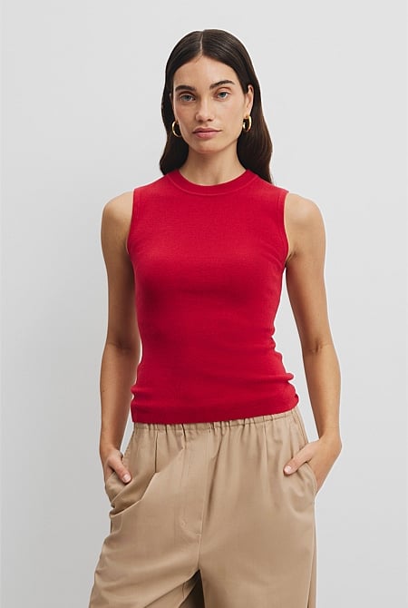 Wool Silk Tank