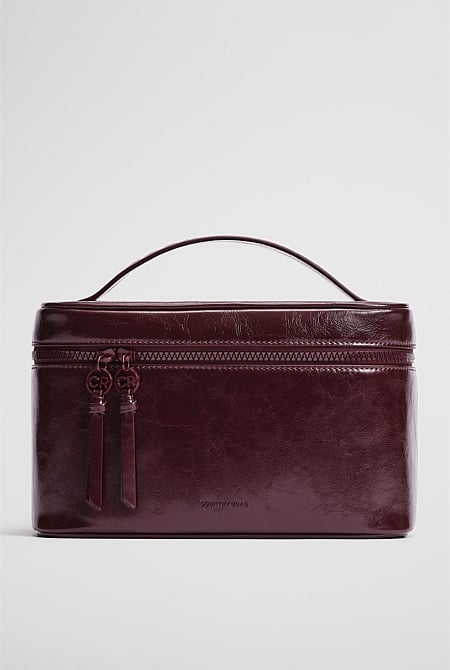 Branded Detail Cosmetic Case Bag