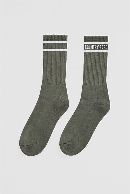Australian Cotton Blend CR Sport Crew Sock