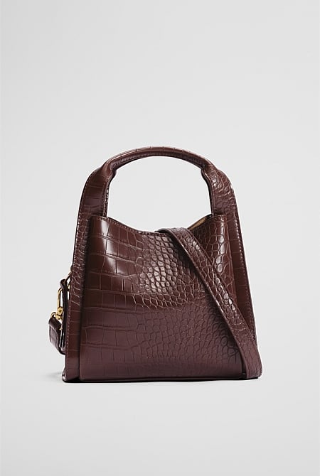 Mini Middle Zip Crossbody