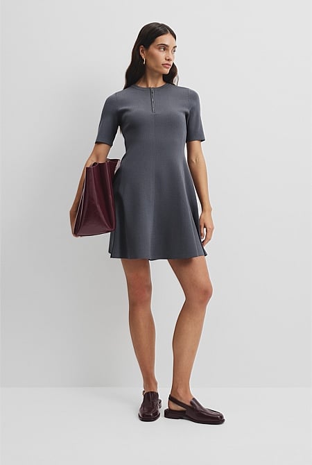 Compact Knit Mini Dress