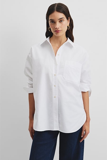 Oversized Australian Cotton Oxford Shirt