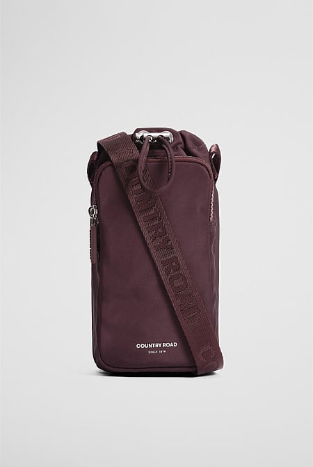 Recycled Polyester Drink Bottle Crossbody Bag