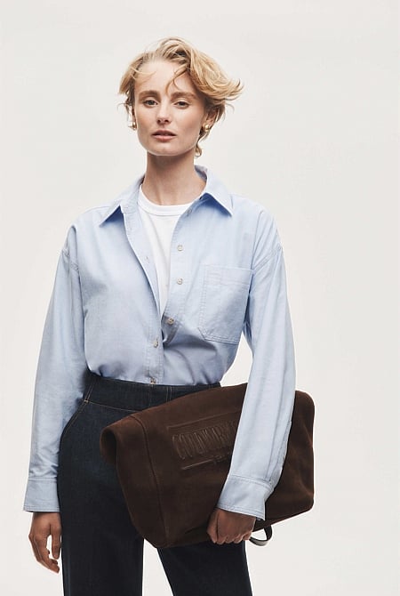 Oversized Australian Cotton Oxford Shirt