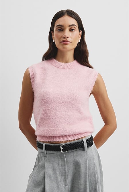 Fluffy Knit Tank