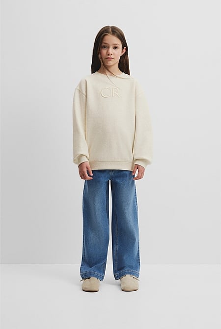 Australian Cotton Oversized Country Road Logo Sweat