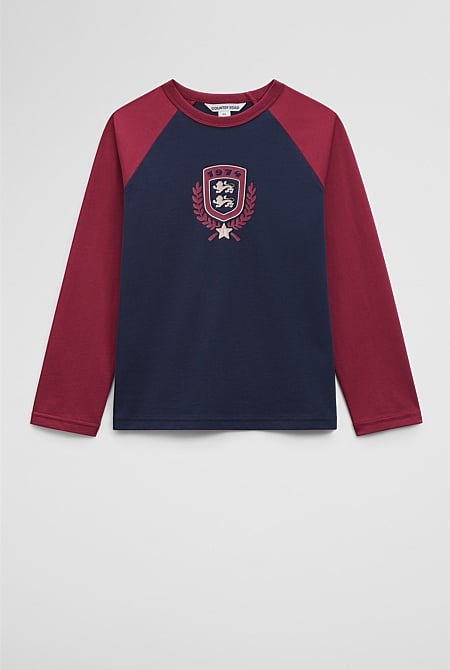 Long Sleeve Contrast Champ T-Shirt