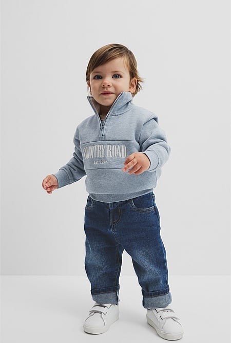 Australian Cotton Heritage Half Zip