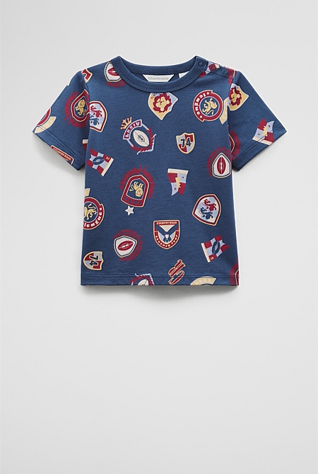 Varsity Motif T-Shirt