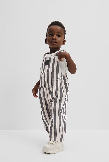 Stripe Overalls
