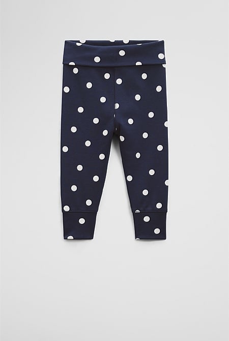 Organically Grown Cotton Fold Over Soft Pant