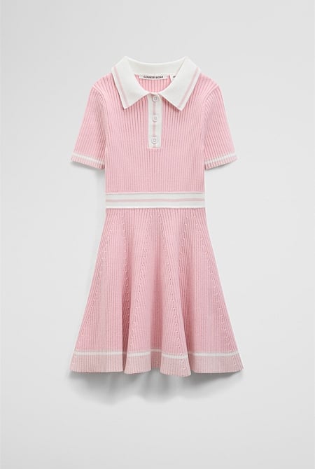 Short Sleeve Knit Dress