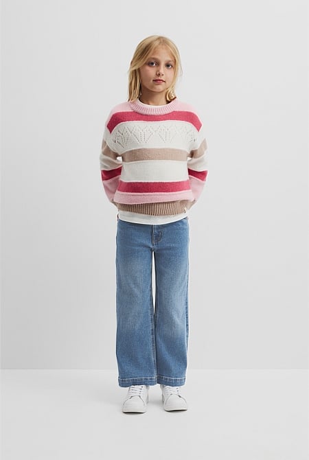 Striped Textured Knit