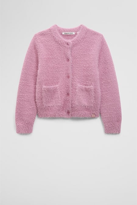 Fluffy Knit Cardigan