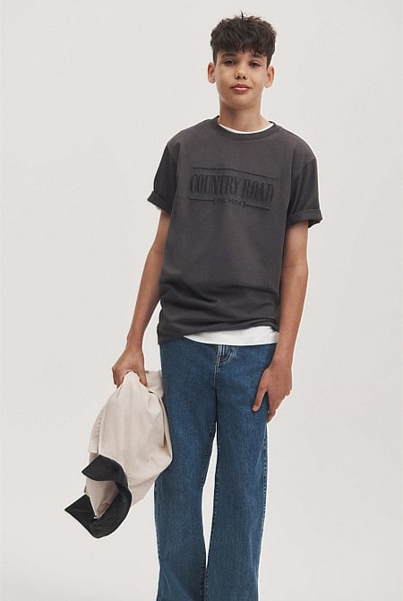 Teen Australian Cotton Heritage Oversized T-Shirt