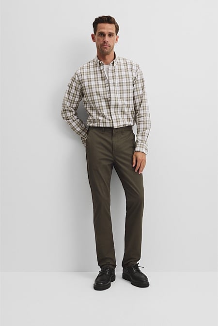 Australian Cotton Tapered Fit Stretch Chino