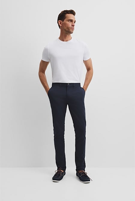 Australian Cotton Slim Fit Stretch Chino