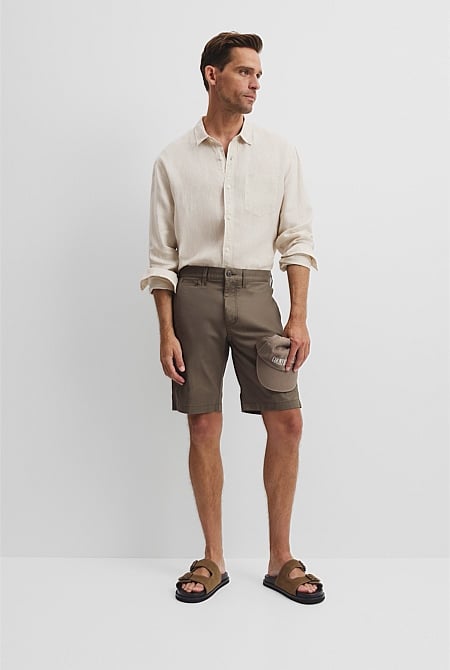 Australian Cotton Stretch Chino Short