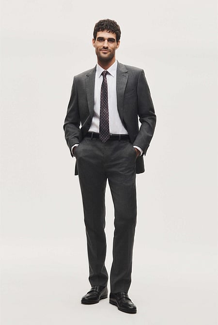 Regular Wool Blend Pant