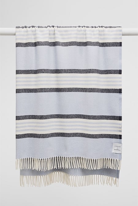 CR X Waverley Mills Moya Merino Wool Throw