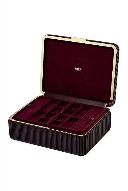 Bella Large Jewellery Box Bordeaux