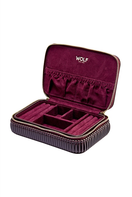Bella Travel Zip Case Bordeaux