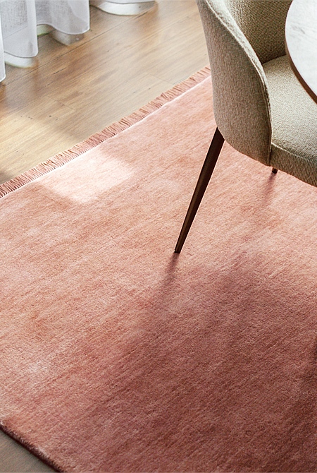 Kinship Blush  Pink Rug 400x300cm