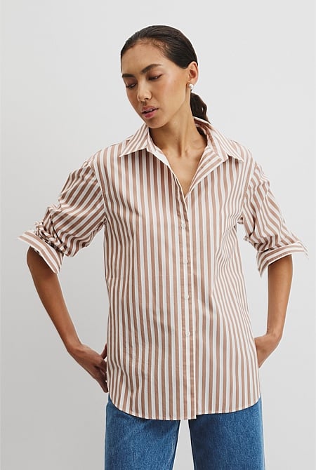 Australian Cotton Classic Stripe Shirt