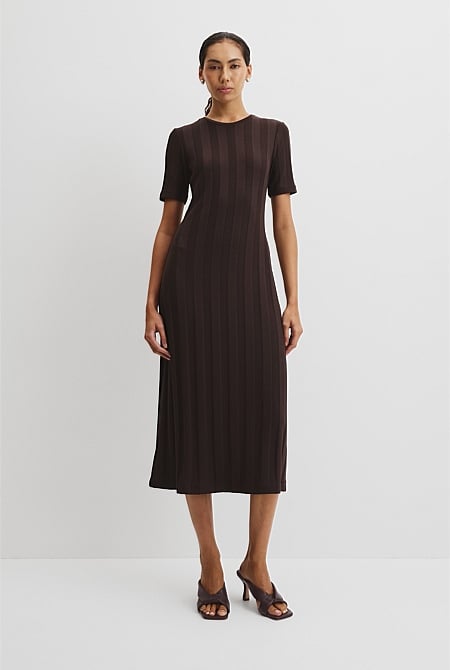 Rib Midi Dress