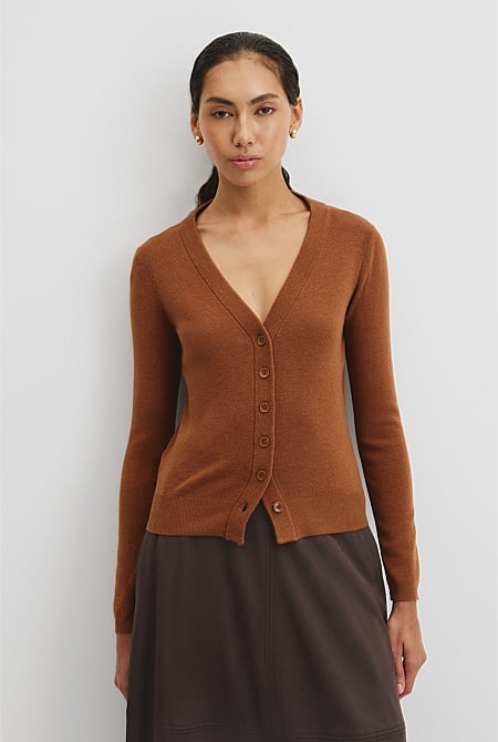 Wool Silk Cardigan